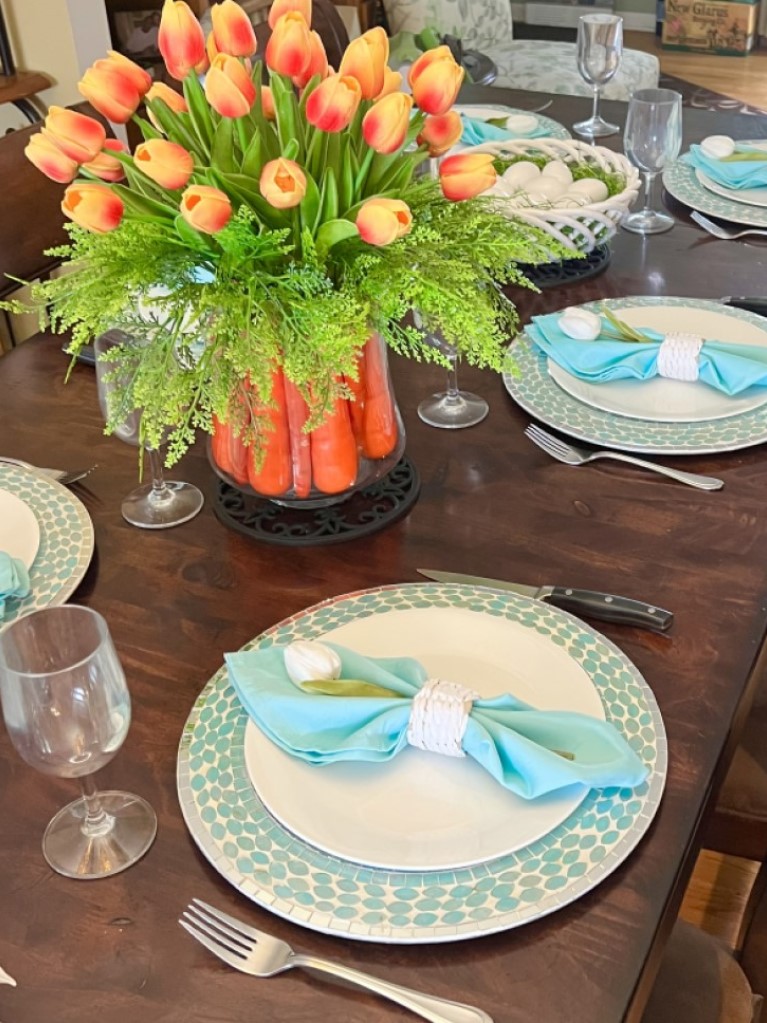 Finished centerpiece